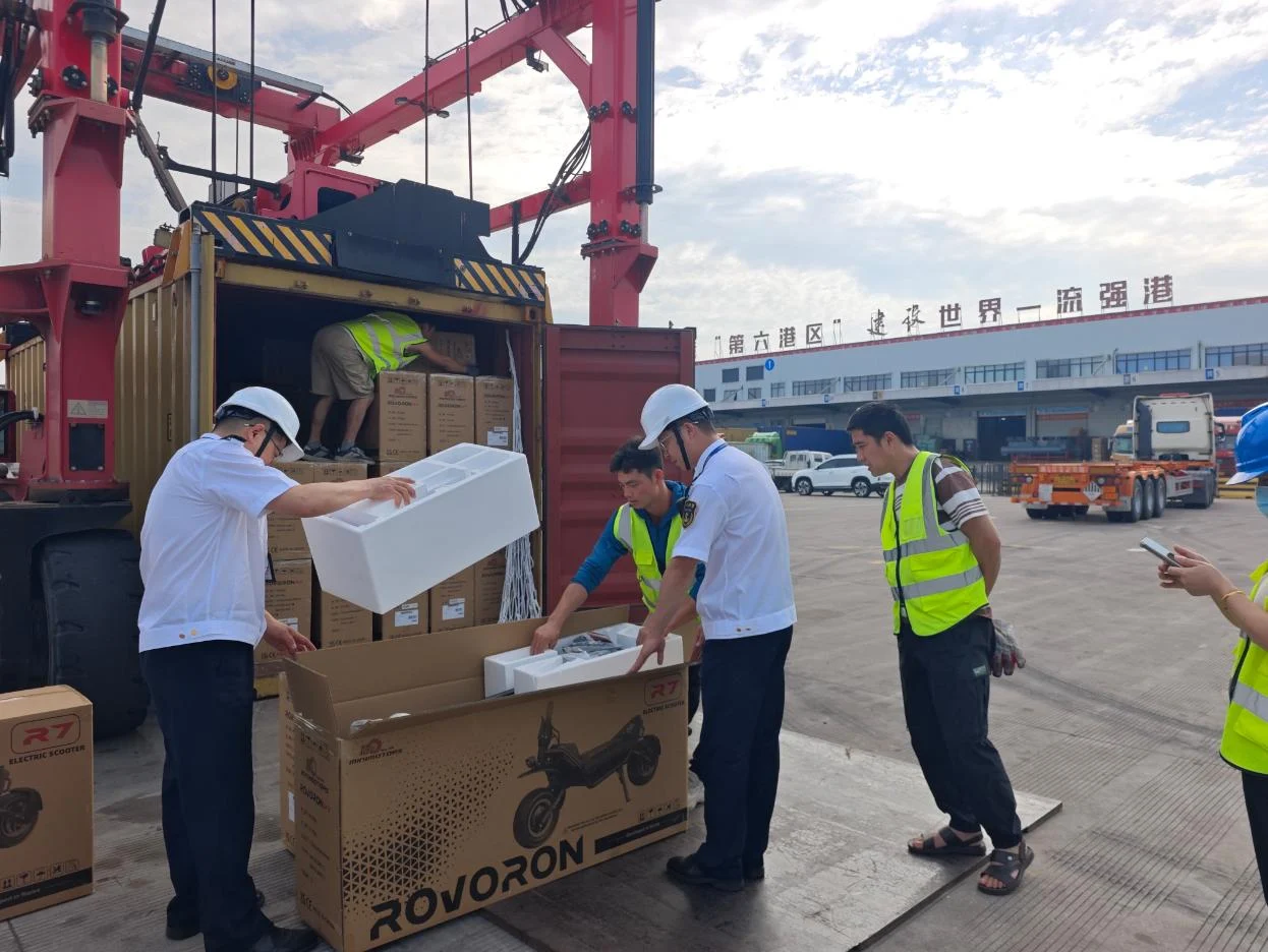 Export cargo inspection, supplied visual reference